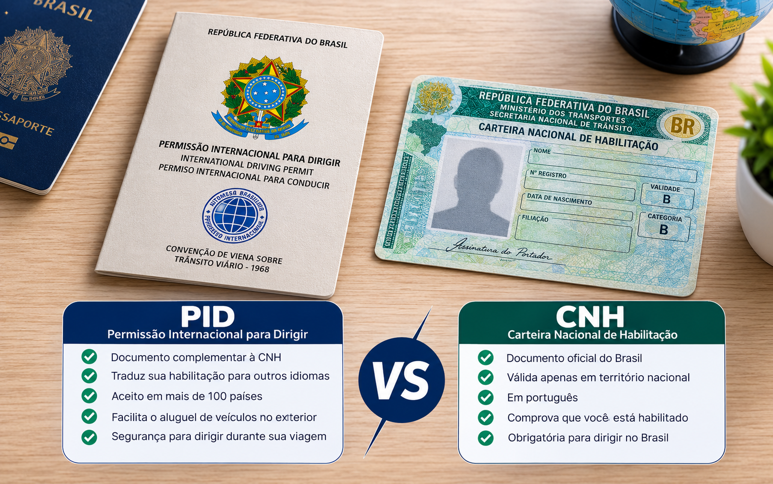 Diferença entre PID e Carteira Internacional